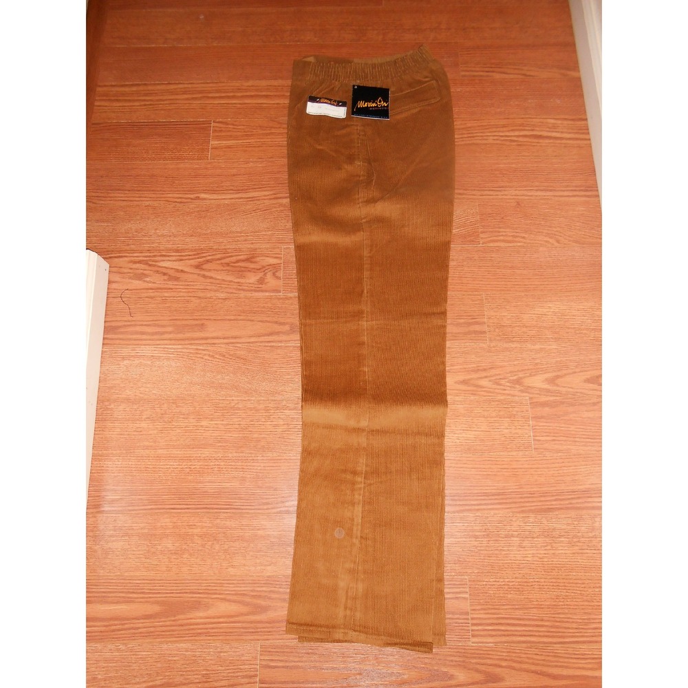 Mens 70s Original Levis Movin' On Actives Brown Cords Corduroy Pants Jeans 31x32